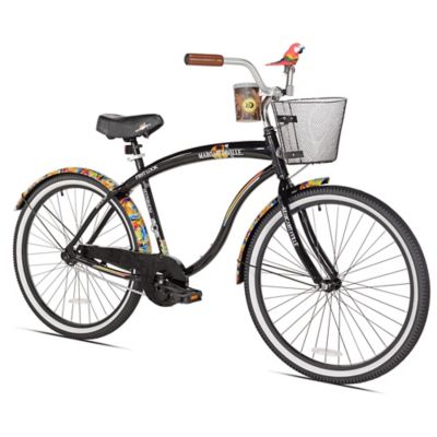 margaritaville 26 men's cruiser bicycle in orange