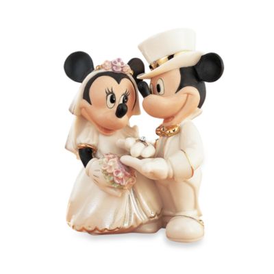 minnie's dream wedding figurine by lenox