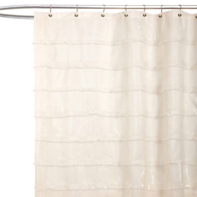 Buy La Sposa Beige Fabric Shower Curtain from Bed Bath & Beyond