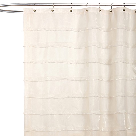 Buy La Sposa Beige Fabric Shower Curtain from Bed Bath & Beyond