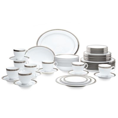 Noritake® Austin Platinum 50-Piece Dinnerware Set - Bed Bath & Beyond