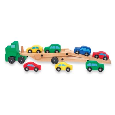 Pretend Play &gt; Melissa &amp; Doug® Car Carrier Truck and Cars 