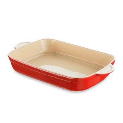 Denby Ceramic Oblong Dish In Cherry - Bed Bath & Beyond