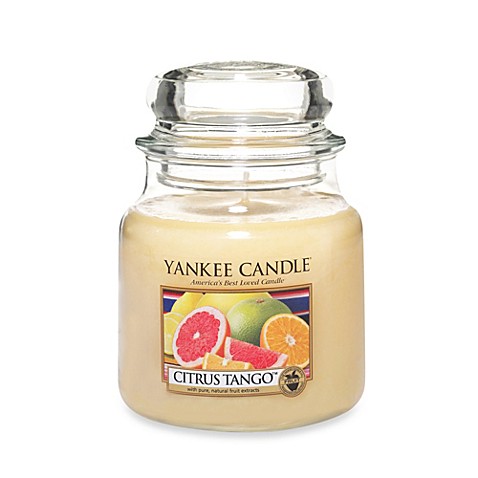 yankee tango citrus candle jar medium