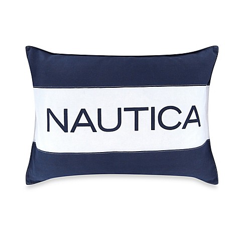 Nautica Mainsail Breakfast Throw Pillow in Navy - Bed Bath & Beyond