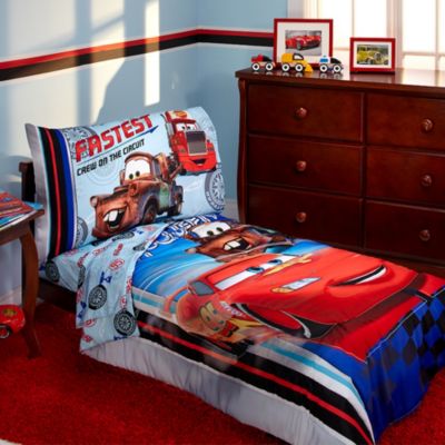 cars disney toddler bedding bed piece fastest sets bag race mcqueen bedbathandbeyond beyond bath hawk haven lightning