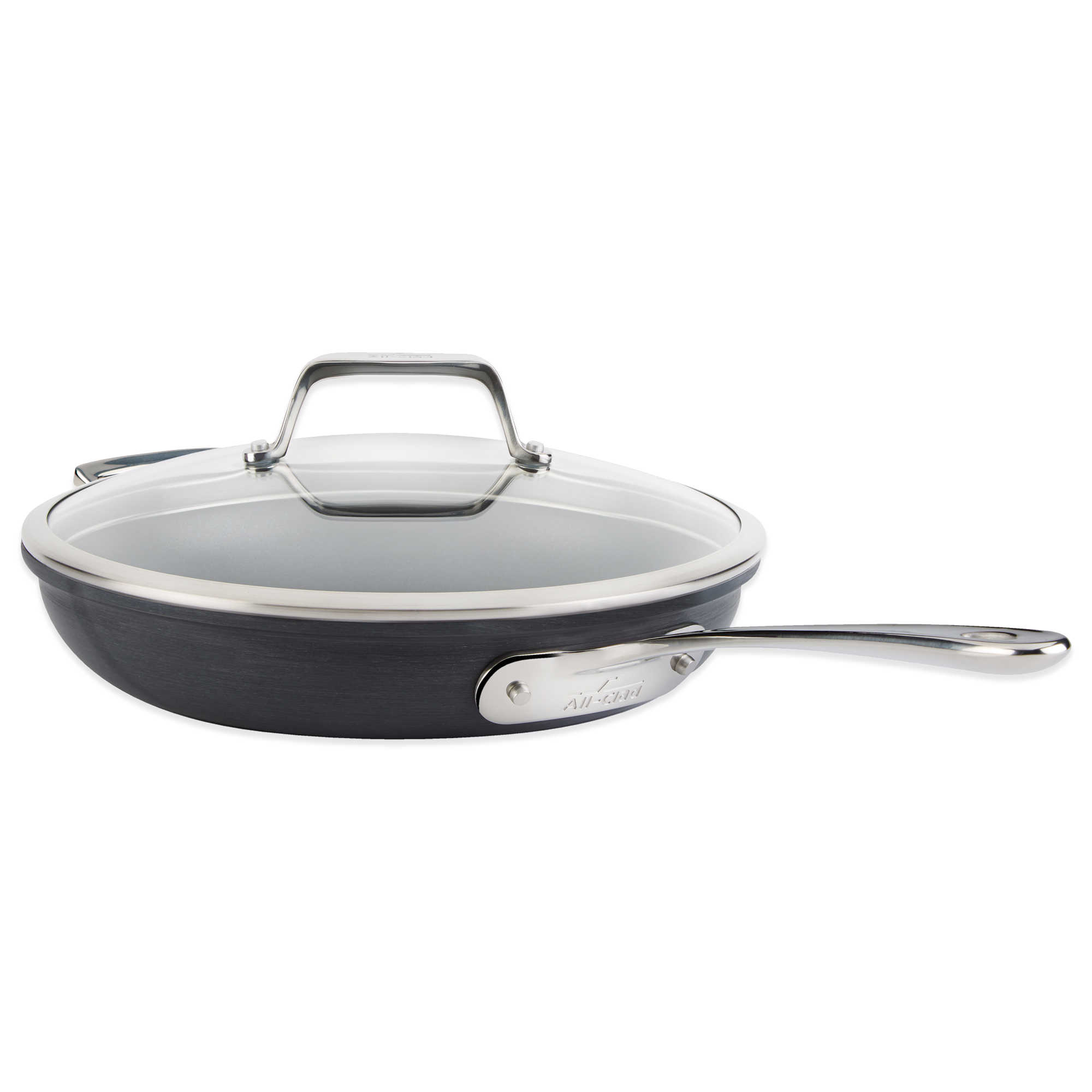 All Clad B1 Hard Anodized Nonstick 12 Inch Fry Pan With Lid