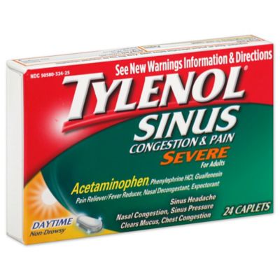 can tylenol help sinus infection