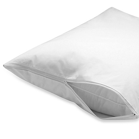 Zippered 100% Cotton Pillow Protector (Set of 2) - BedBathandBeyond ...