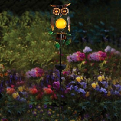 Owl Solar Garden Stake - Bed Bath & Beyond