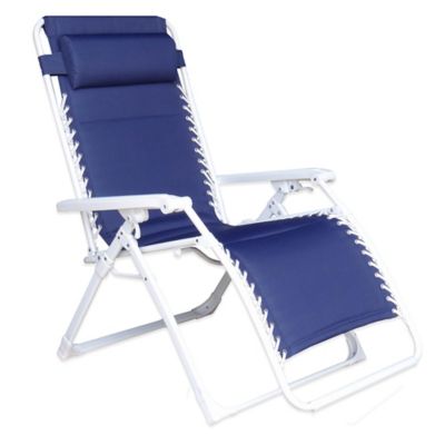 Deluxe Oversized Padded Adjustable Zero Gravity Chair - Bed Bath & Beyond