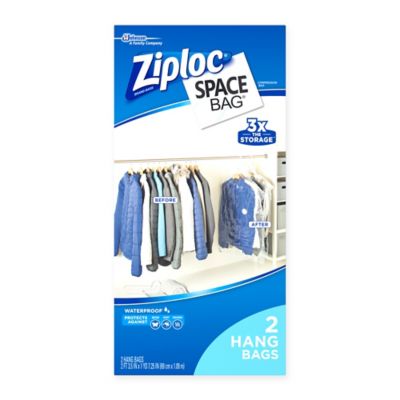 ziploc vacuum seal hanging space bag