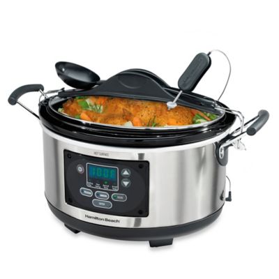 Buy Hamilton Beach® 6-Quart Programmable Slow Cooker from Bed Bath & Beyond