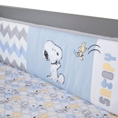 Lambs & Ivy® My Little Snoopy™ 4-Piece Crib Bumper Set ...