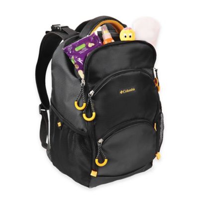 black and white diaper bag backpack
