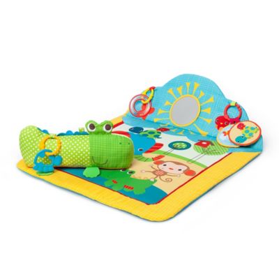 bright starts cuddly crocodile play mat