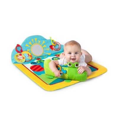 bright starts cuddly crocodile play mat