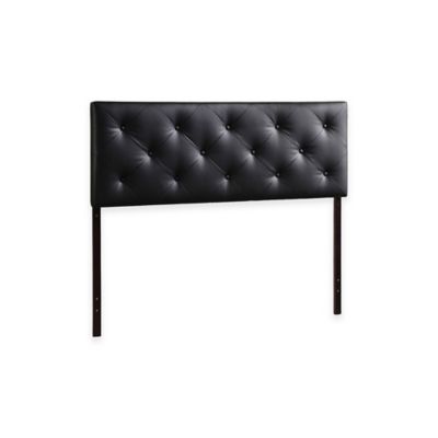 Baxton Studio Button Tufted and Upholstered Headboard - Bed Bath & Beyond