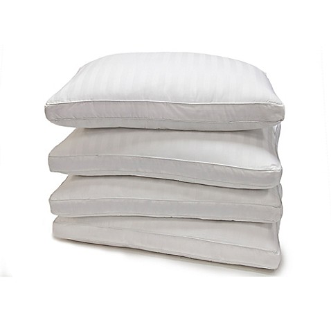 Buy Damask Stripe Standard Down Alternative Pillow (Set of 4) from Bed Bath & Beyond