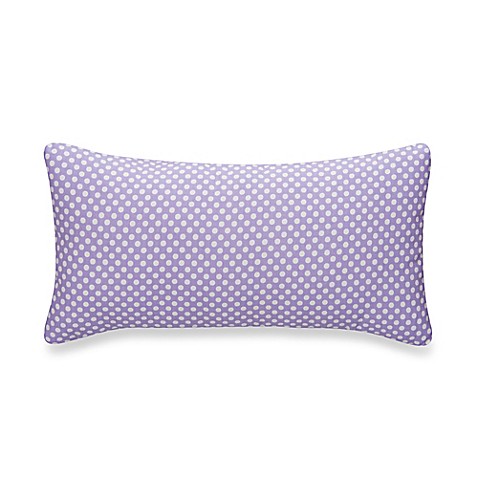Glenna Jean Lilly & Flo Polka Dot Rectangular Throw Pillow in Purple - Bed Bath & Beyond