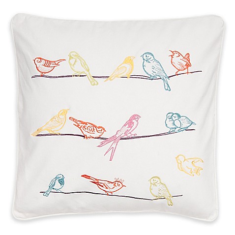 Levtex Home Brittany Bird Square Throw Pillow - Bed Bath & Beyond