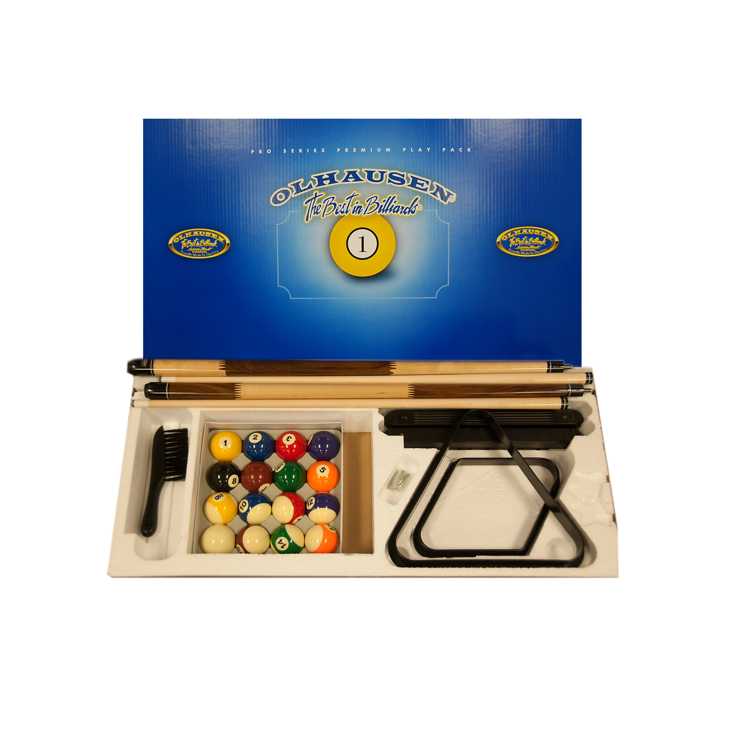 Premium Billiard Accessory Kit Pool Cue Sticks Bridge Ball Sets Pool Table 