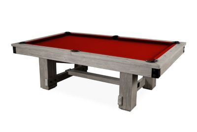 red pool table