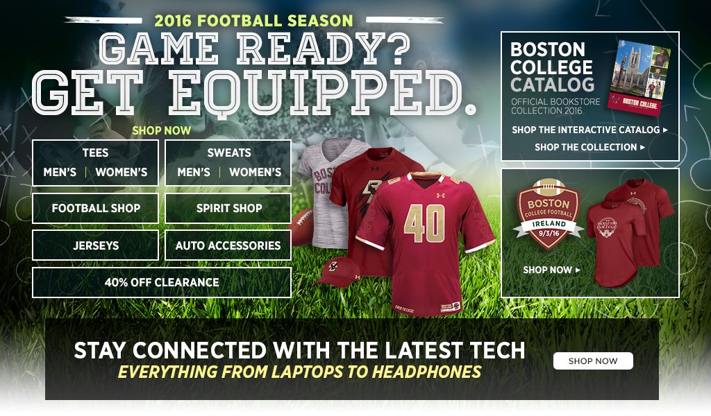 Boston College Apparel BC Gear, Merchandise & Gifts