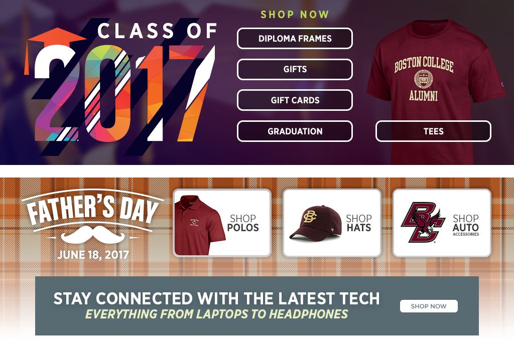Boston College Apparel BC Gear, Merchandise & Gifts
