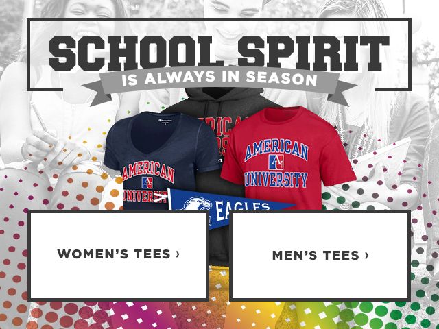 american university t shirt