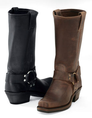 Harness boots.