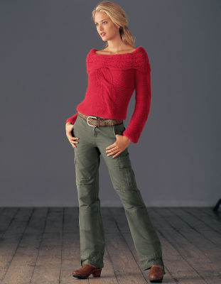 Long utility pants.