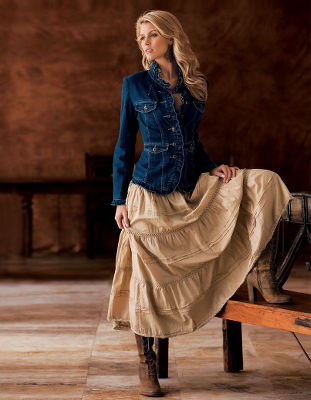Broomstick skirt.