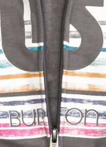 Women's Her Logo Fill Palette Stripes Basic Full-Zip Hoodie