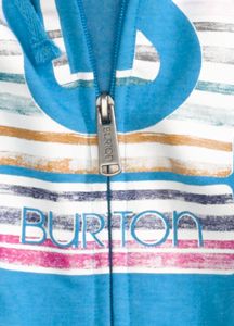 Women's Her Logo Fill Palette Stripes Basic Full-Zip Hoodie