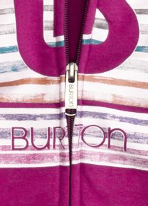 Women's Her Logo Fill Palette Stripes Basic Full-Zip Hoodie