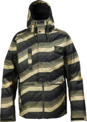 Trench Green Morph Stripe