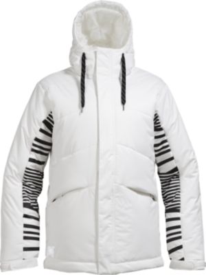 The White Collection Puffy Snowboard Jacket