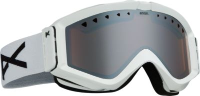Frame: White, Lens: Silver