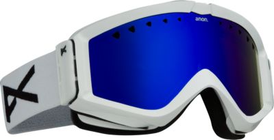 Frame: White, Lens: Blue Solex