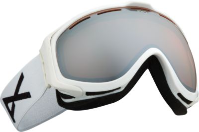 Frame: White, Lens: Silver