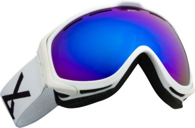 Frame: White, Lens: Blue Solex