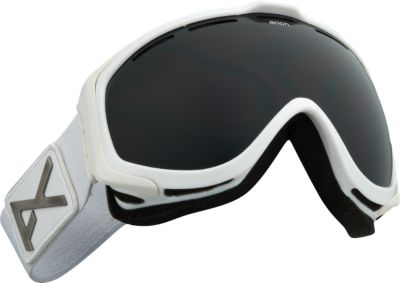Frame: White Emblem, Lens: Dark Smoke