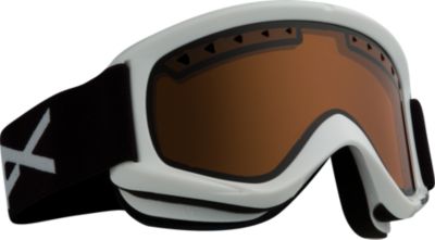 Frame: White Non Mirror, Lens: Amber