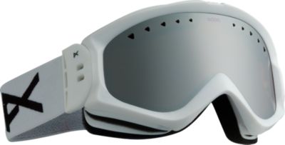 Frame: White, Lens: Silver