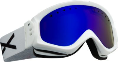 Frame: White, Lens: Blue Solex