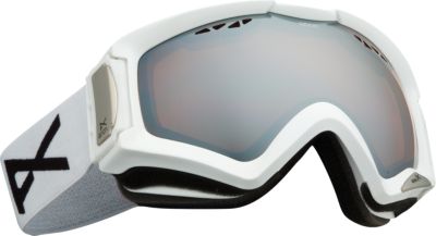 Frame: White, Lens: Silver