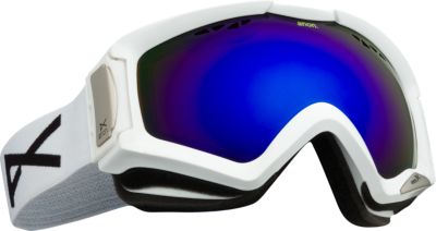 Frame: White, Lens: Blue Solex