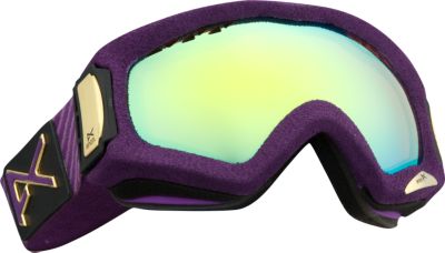 Frame: Purple Suede, Lens: Gold Chrome
