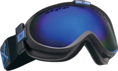 Frame: Black Emblem, Lens: Blue Solex